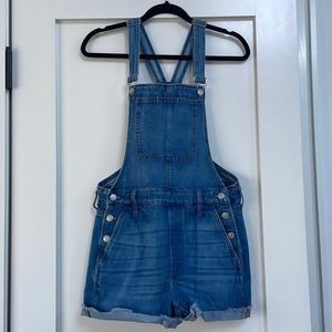 Madewell Denim Overall Shorts
